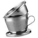 Moka Pots Stainless Steel Drip Brewing Pot Coffee Filter Brewer Dripper