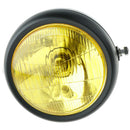 Retro Lens Round Amber Headlight for Motorbike