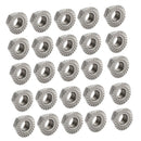20pcs 304 Stainless Steel Hex Head Serrated Spinlock Flange Nuts M4