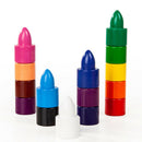 Palm-Grip Crayons Non-Toxic Paint Stackable For Toddlers Kids 15 Colors Washable