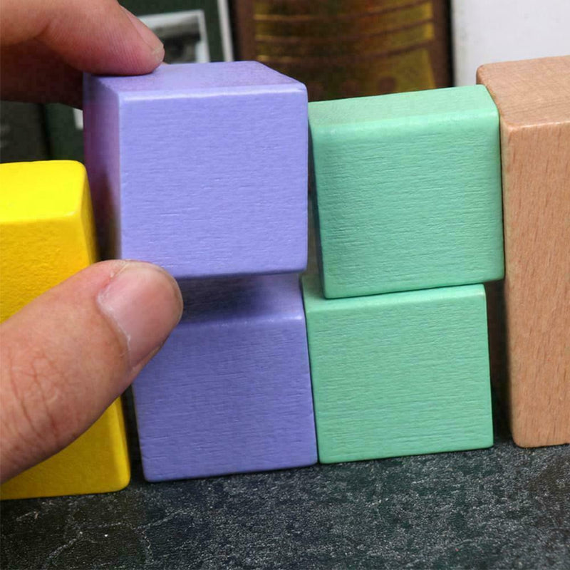 Children Baby Educational Toys Kids Wooden Building Blocks Baby Shape Cogni