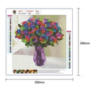 5D DIY Full Drill Diamond Painting Cross Stitch Embroidery Kit (Vase-k509)