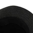 Unisex Casual Straw Panama Fedora Sun Hat with Band