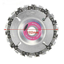 4'' Angle Saw Grinder Discs 22 Tooth Chain For Wood Blades Carving Cutting K2H8