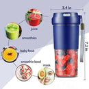Portable Blender, Cordless Personal Blender Juicer, Mini Mixer, Waterproof