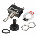 2X 12V Heavy Duty Toggle Flick Switch ON/OFF Car Dash Light Metal SPST 12 Volt