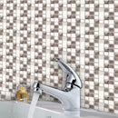 6pcs Waterproof Tiles Mosaic Wall Stickers Kitchen Adhesive Decor (MSC033) A