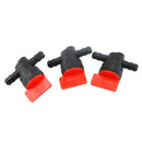 3Pcs/Set Fuel Gas Tank Shut Off Valves Filters Clamps Garden Brush Cutter L V5J7