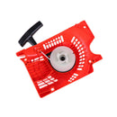 Red Recoil Pull Starter For Chinese Chainsaw 4500 5200 5800 45 52cc 58cc FU