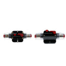 2PCS 12V-24V Car Audio Inline Manual Reset Circuit Breaker Fuse Switch 100A