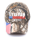 Donald Trump 2020 Cap Camouflage USA Flag Baseball Cap Presidential Headdr BX