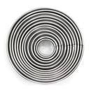 12Pcs/Set Round Cake Slicing Ring Cutter Moulds DIY Baking Pastry Cookie Tart