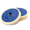 100mm wool polishing wheel buffing pads angle grinder wheel felt polishing disc-