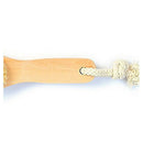 Natural wild boar brush shower brush pumice foot bath wood color