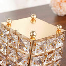 Crystal Makeup Brush Storage Bucket Eyebrow Pencil Comb Finishing Square Bo