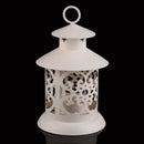Iron Moroccan Style Candlestick Candleholder Candle Stand Light Lantern (Wh