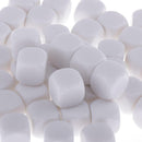 50Pcs 18mm D6 Six-sided Plastic Dice Blank Cube Blank Dice