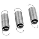 0.5x6x25mm Stainless Steel Dual Hook Small Tension Spring 24pcs