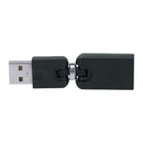 360 Degree Rotary Knob USB2.0 Male to USB2.0 Female Converter Adapter