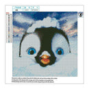 5D DIY Full Drill Diamond Painting Snow Penguin Cross Stitch Embroidery