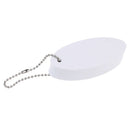 Yachting Boating Kayak Floating Key Chain Keyring - Surfboard Shape White