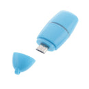 Micro USB OTG to USB Adapter USB 2.0 Card Reader Multifunction Blue