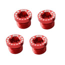 Aluminum Alloy Anti-rust Bicycle V Brake Screw Bolt Bike Replacement Red