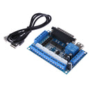 Mach3 CNC Stepping Motor Driver Interface Adapter Breakout Board +USB Cable
