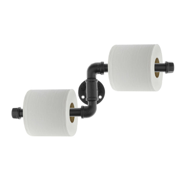 Toilet Paper Holder Matte Black, Toilet Tissue Roll Holders Dispenser Hangers