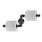 Toilet Paper Holder Matte Black, Toilet Tissue Roll Holders Dispenser Hangers