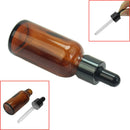 30ml Plastic Dropper Cap Perfume Essence Essential Oil Vial Glass Amber Bottle