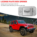 License Plate Delete Bottle Opener for Jeep Wrangler JK 07-17 Car Accessories