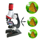 Kids Students Beginner Microscope with LED 100X 400X 1200X Magnification