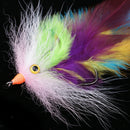 Trout Salmon Steelhead Fly Fishing Streamer Flies Saltwater Purple with Hook