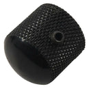 4pcs Guitar Dome Control Knobs for Fender Tele Replacement Black