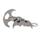 Stainless Steel Survival Folding Grappling Hook Outdoor Climbing Claw Carabiner