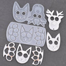 Cat Shaped Craft Making Mold Key Chain keychain Mould Jewelry Pendant Tool