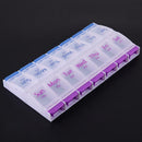 14 Grids Pill Storage Box Medicine Holder Container Case Home Organizer