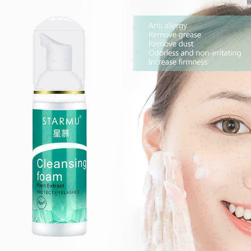 70ml Eye Lashes Foam Cleaner Eyelash Extension Detergent Remover Tool P6Y7