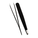 Professional Eyebrow Tweezer Slanted Hair Beauty Woman Beauty Makeup Black Tw