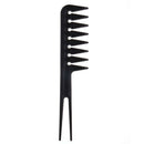 10Pcs Professional Wide Tooth Plastic Hair Brush Comb Anti-Static Wet Hair  J6W2