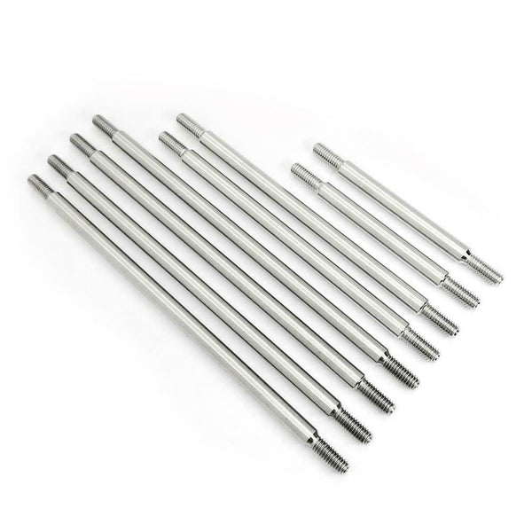 Complete Stainless Steel Links 8 pcs Set for Traxxas TRX-4 ( 324mm Wheelbase )