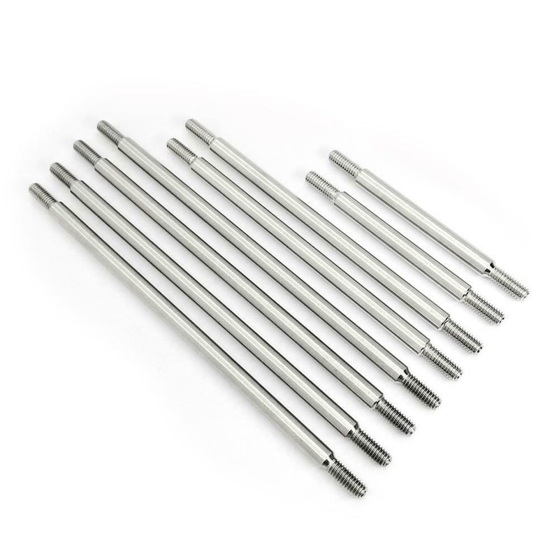 Complete Stainless Steel Links 8 pcs Set for Traxxas TRX-4 ( 324mm Wheelbase )