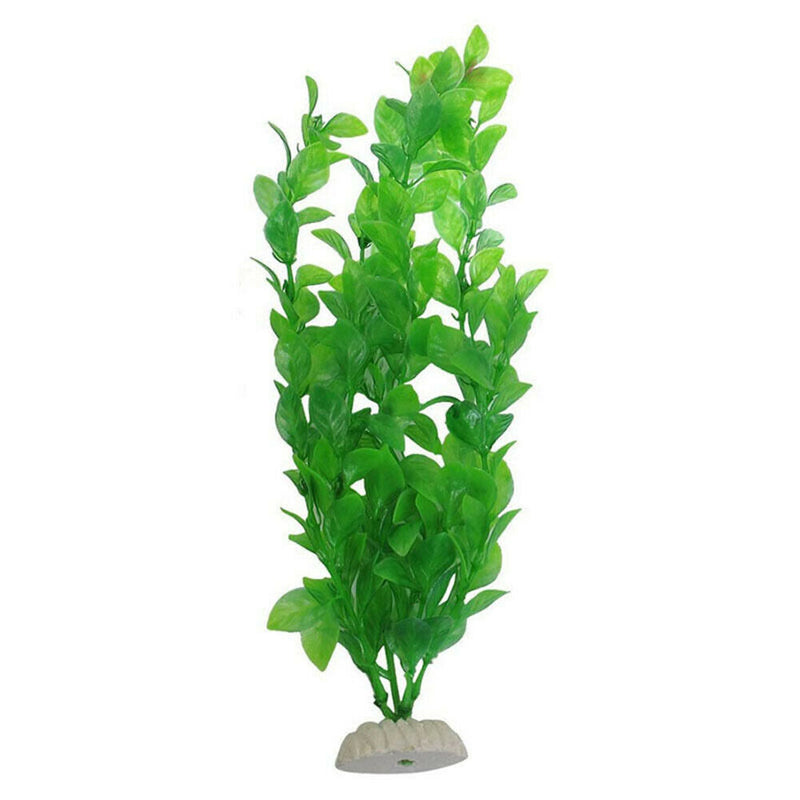 Fish Tank Aquarium Decor Green Artificial Plastic Underwater Grass Plant