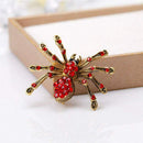 1PC Red New Women Jewelry Brooch Pin Alloy Spider Modeling Corsage Brooch E