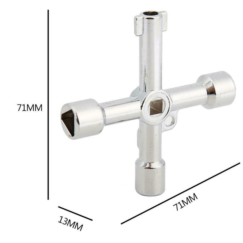 Universal Triangle Square Key Wrench Plumber Keys for Gas Electric Meter