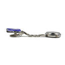 Delicate Stainless Steel Quartz Nurse/Doctors Pocket Fob Watch with Blue Bu