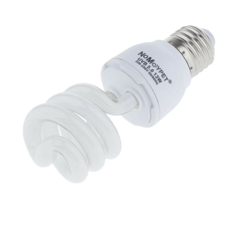 2x UVB Reptile Bulb Lamp For Reptile Turtles 13W 5.0 Bearded Dragons