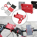 Aluminum Bicycle Phone Holder For 3.5-6.2 Inch Smartphone Adjustable Suppor