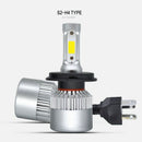 2x S2 H4 5600Lm Cob Car Led Headlight Bulbs Fog Lamp 6500K